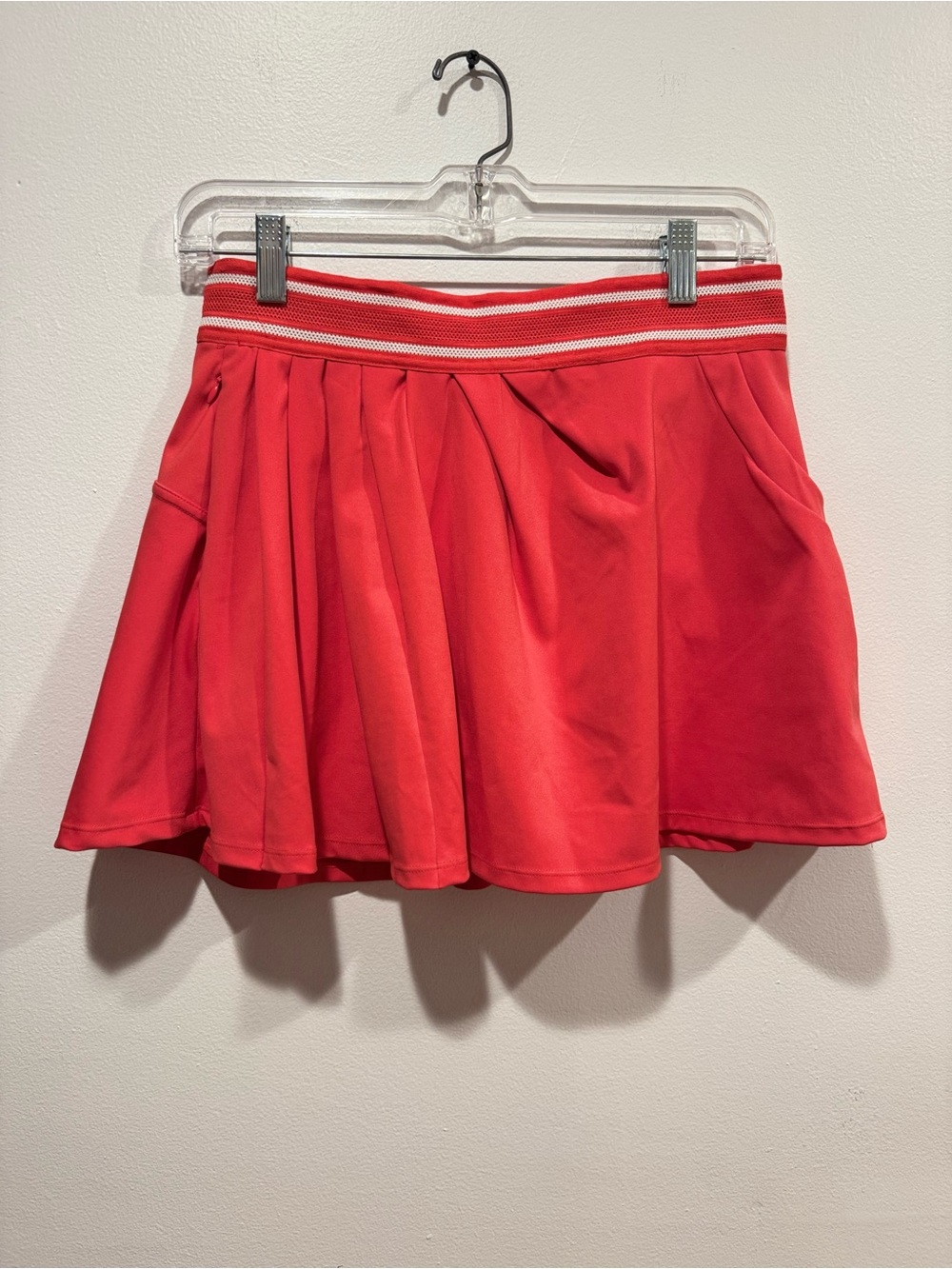 Free People Movement Round Robin Skort Skirt Red Cayenne